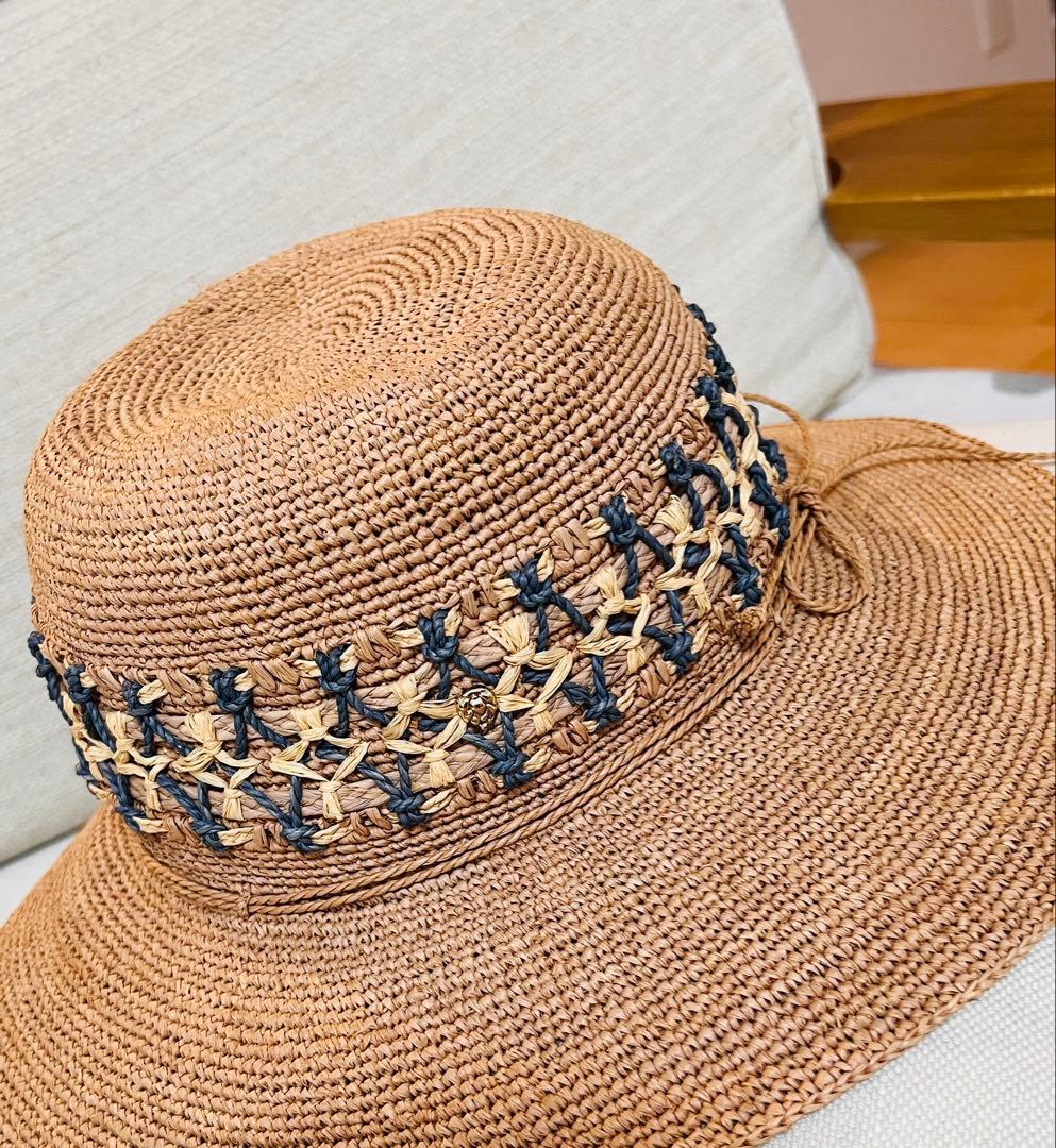 ヘレンカミンスキー⭐︎ラフィアハット帽子