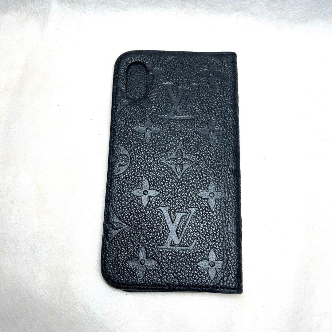 【正規品】LOUIS VUITTON iPhone フォリオモノグラム X/Xs