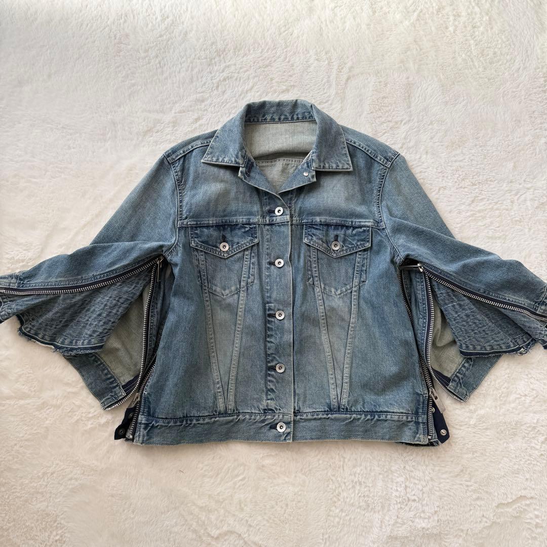 サカイ sacai サイドジップ デニムジャケット size2