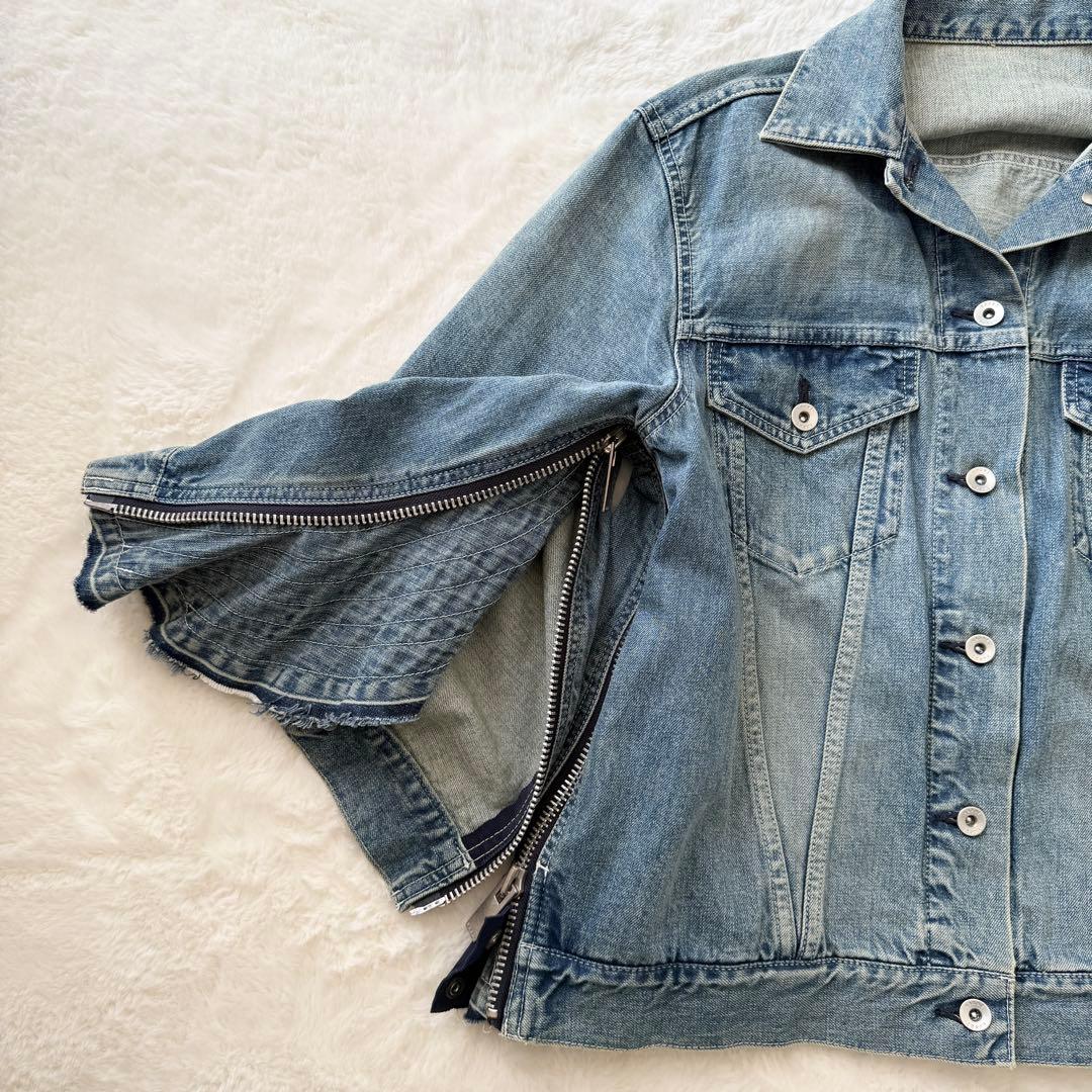 サカイ sacai サイドジップ デニムジャケット size2