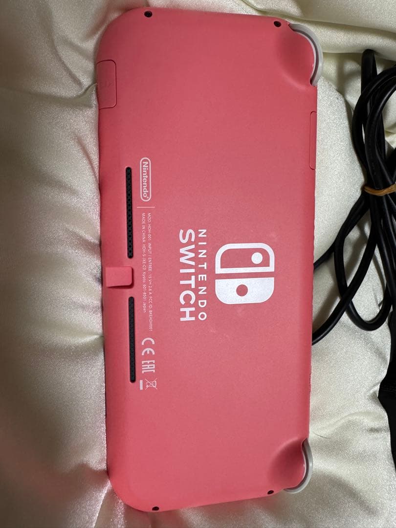 Nintendo Switch Lite ピンク 箱付き　充電器付