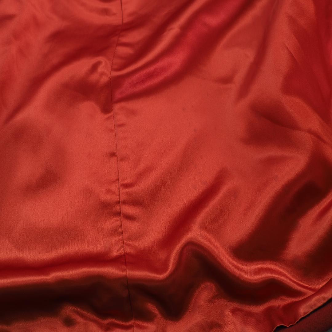 G3633*アクアスキュータム☆ダブルブレスト☆チェスターコート☆赤レッド