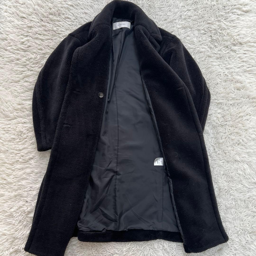 LE CIEL BLEU ルシェルブルー ロングコート ダブルブレスト ボア