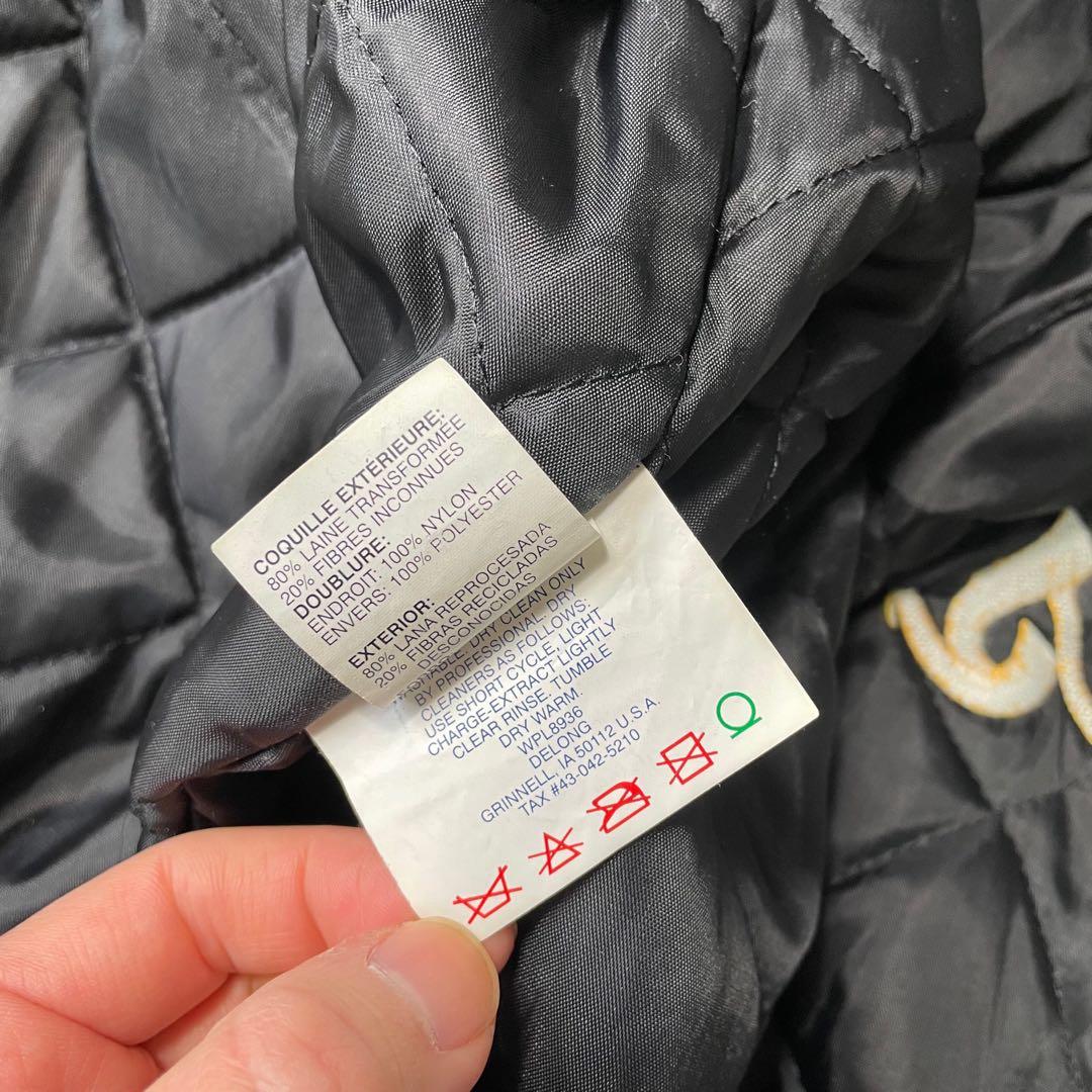 90’s Delong South Tahoe Vikings レザースタジャン