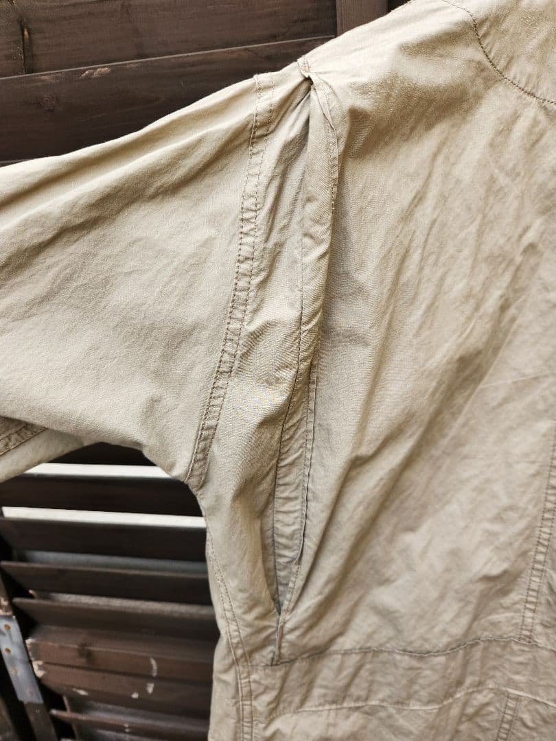 エンジニアードガーメンツ ノーカラーシューティングジャケット