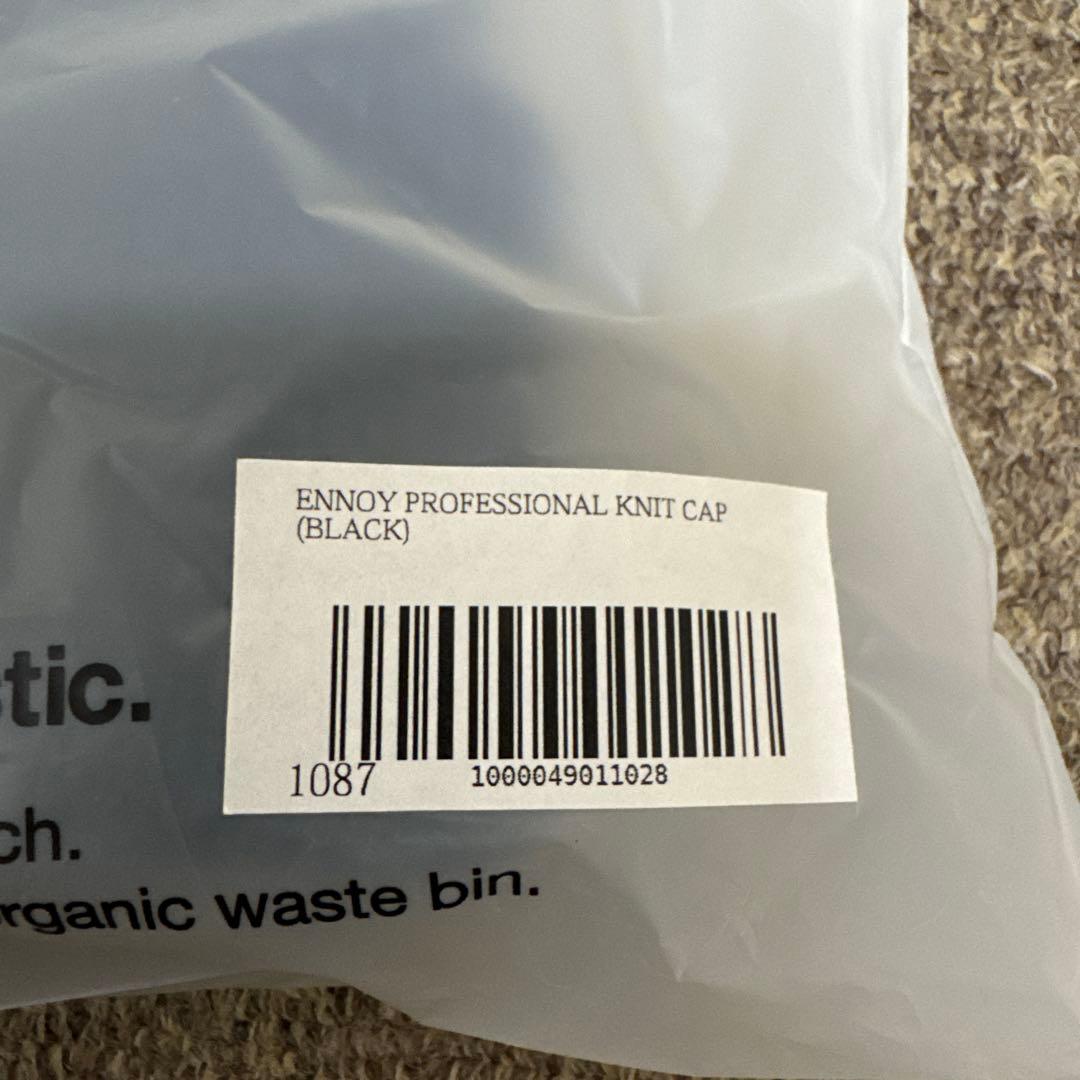 ENNOY ビーニー ニットキャップ ブラック