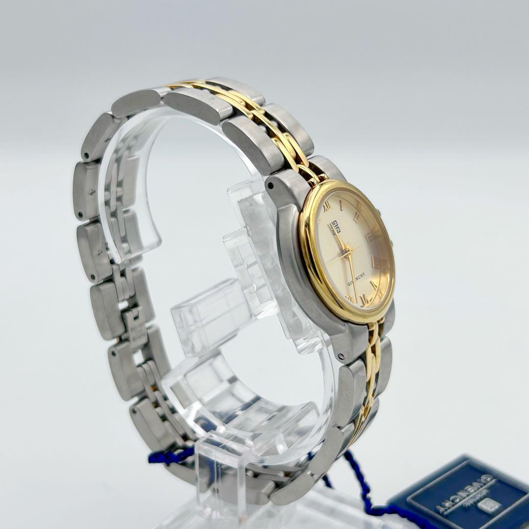 美品・希少モデル✨GIVENCHY ヴィンテージ 腕時計 コンビ ローマン 稼働