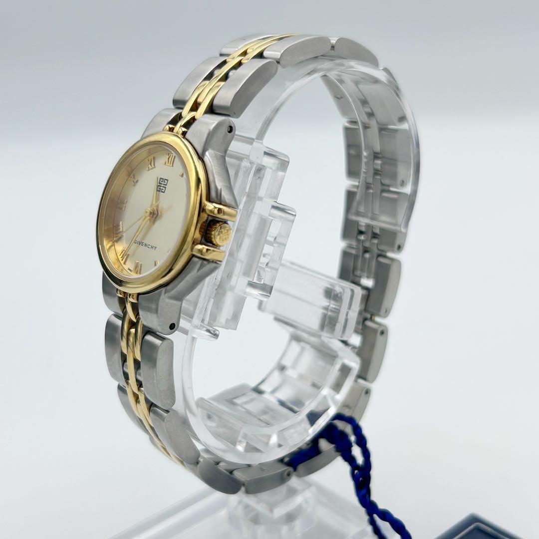美品・希少モデル✨GIVENCHY ヴィンテージ 腕時計 コンビ ローマン 稼働