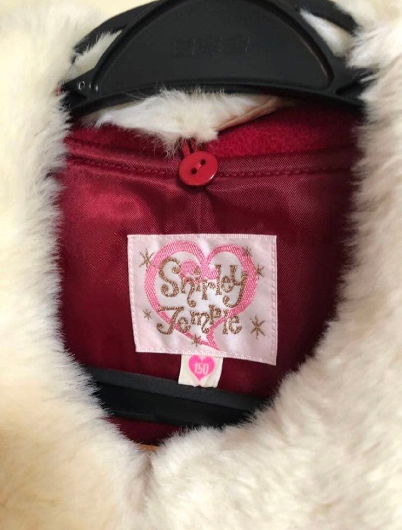 ☆あいす☆シャーリーテンプル はしごレース　ウールコート　150