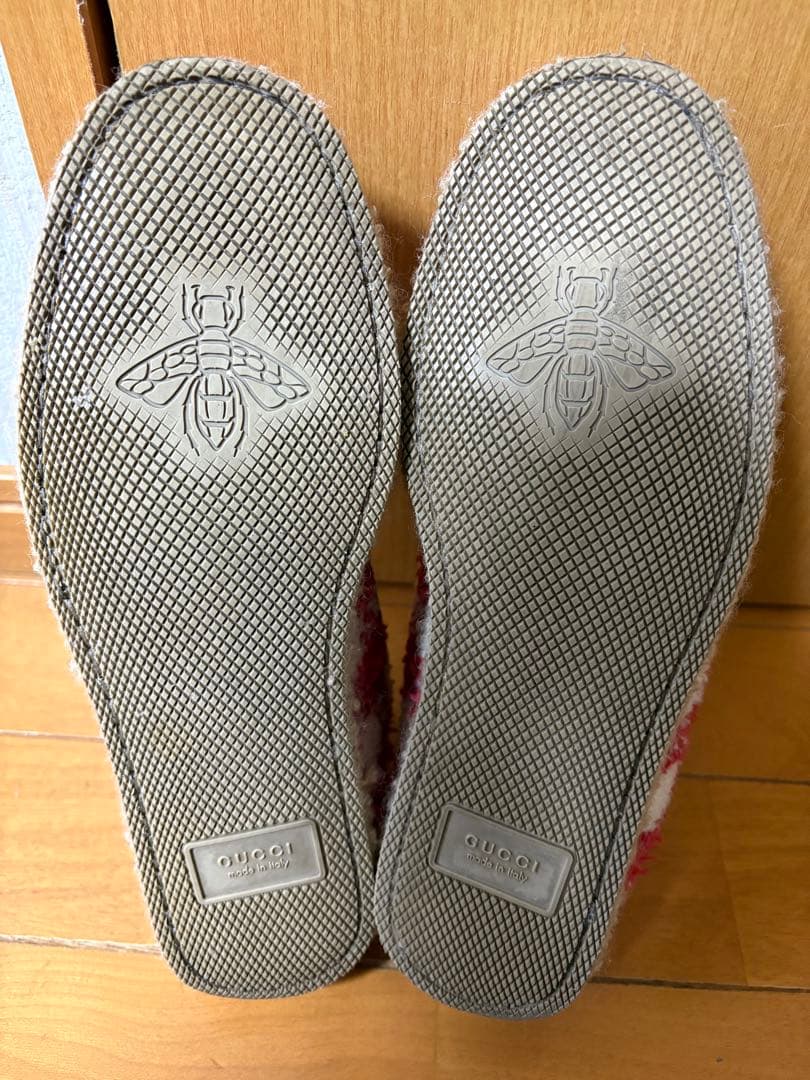 グッチ ホースビット ムートン ローファー スリッポン SIZE 36 1/2