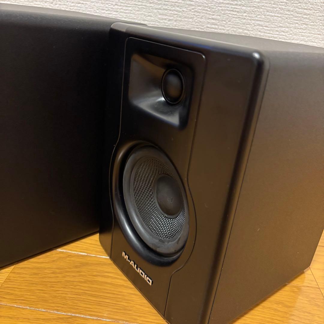 【高品質ケーブル付】M-AUDIO BX4 モニタースピーカー ペア 動作確認済