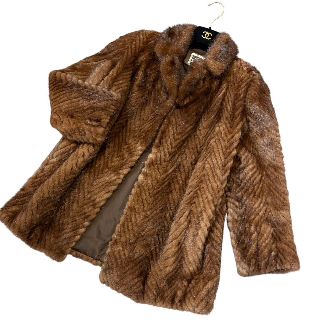 SAGA MINK サガミンク ミンクファーコート ロングコート 毛皮 11