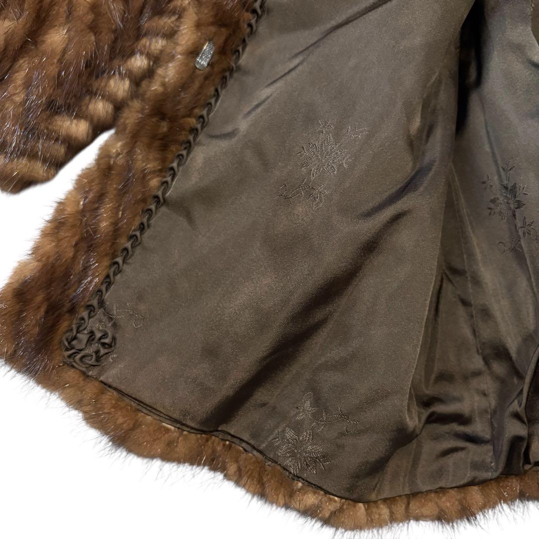 SAGA MINK サガミンク ミンクファーコート ロングコート 毛皮 11