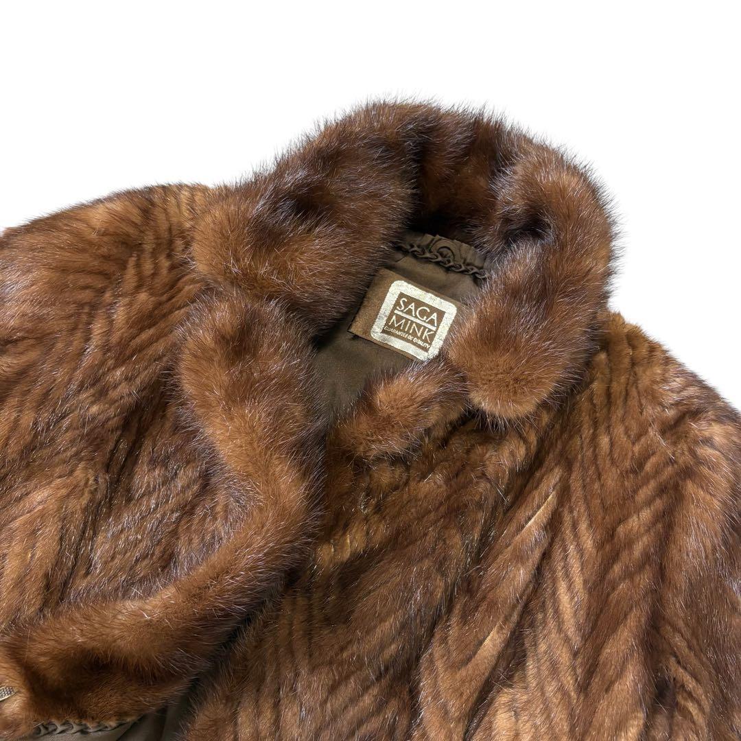 SAGA MINK サガミンク ミンクファーコート ロングコート 毛皮 11