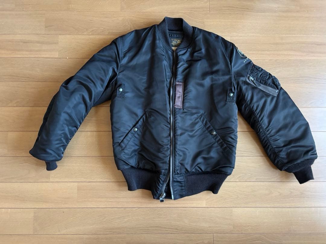 William Gibson MA-1 フライトジャケット 38R ブラック