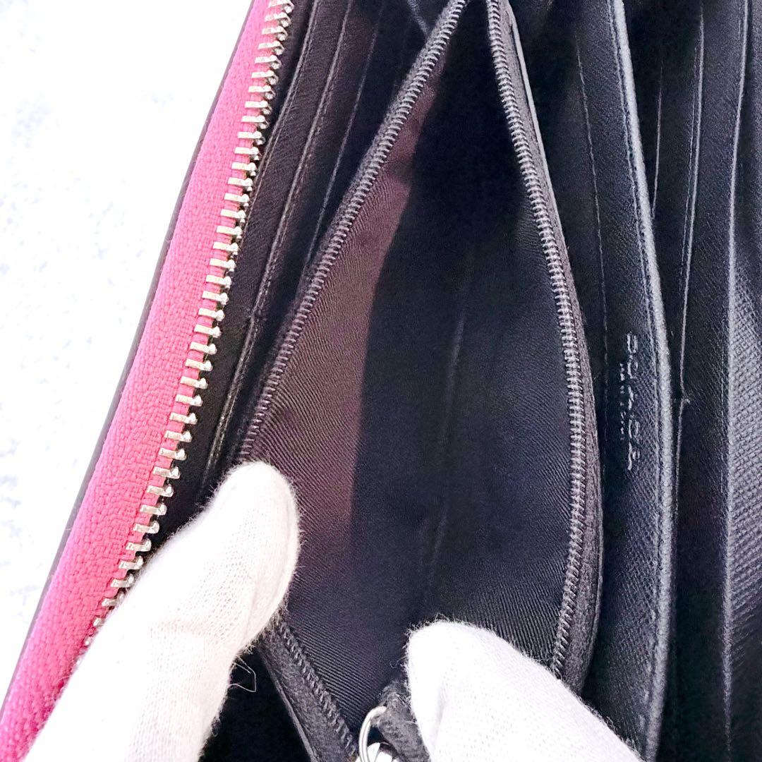 COACH スヌーピー 長財布 ピンク ラウンド