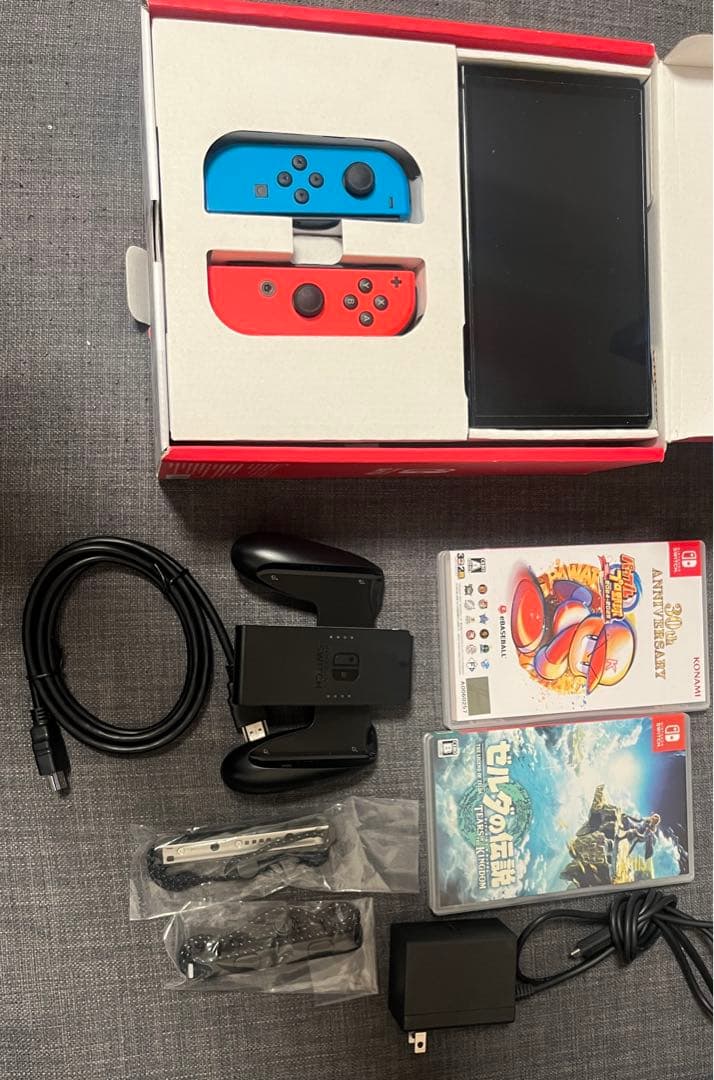 Nintendo Switch 有機ELモデル　ソフト付き　ドックなし