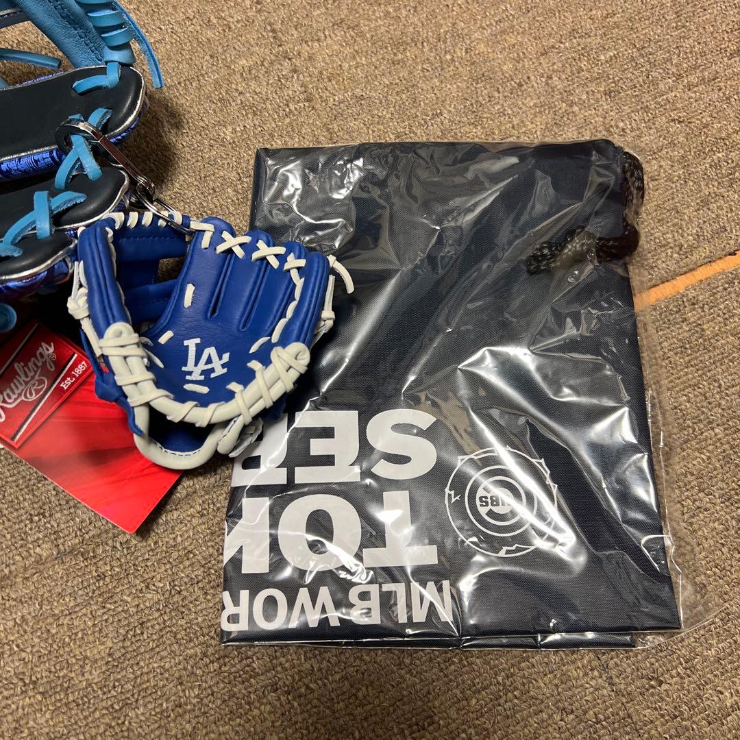 新品　Rawlings 軟式グローブ ネイビーサックス　内野手用　大人　右投げ