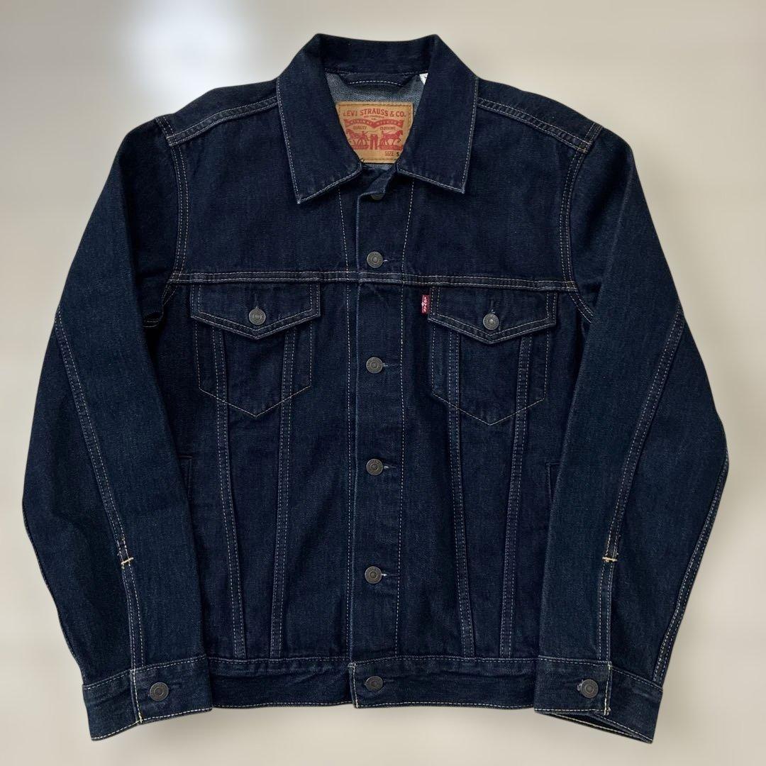 リーバイス　濃紺デニムセットアップ トラッカージャケット 501 W31 赤耳