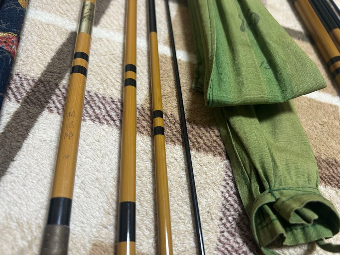 ヘラ竿　枯法師12尺13尺14尺15尺17尺21尺　計6本セット
