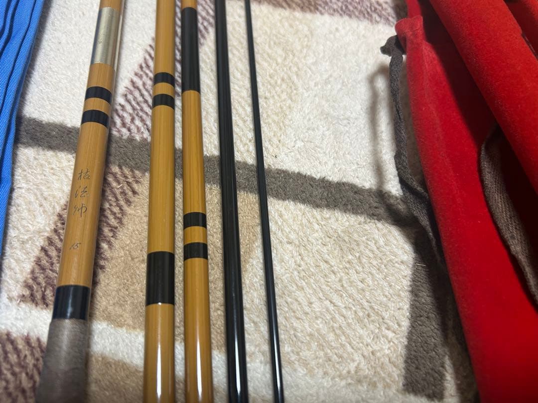 ヘラ竿　枯法師12尺13尺14尺15尺17尺21尺　計6本セット