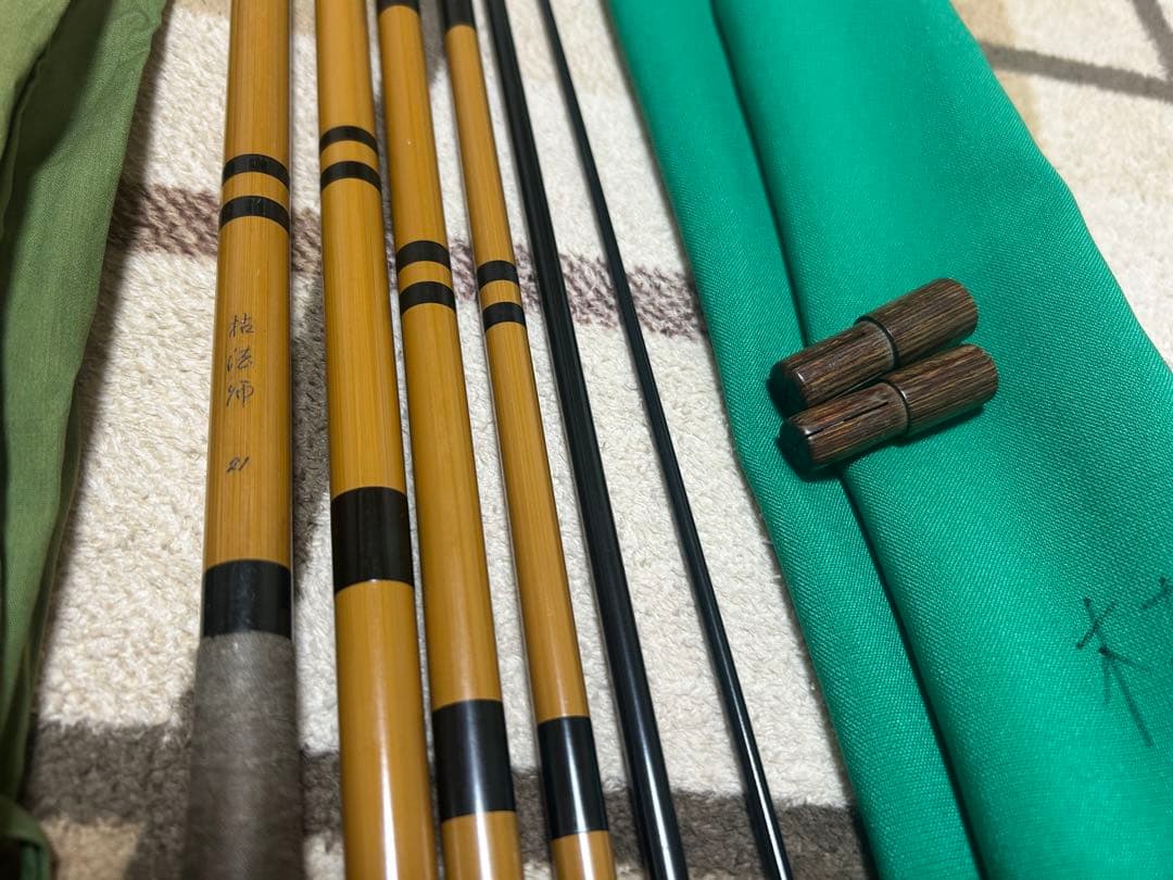 ヘラ竿　枯法師12尺13尺14尺15尺17尺21尺　計6本セット