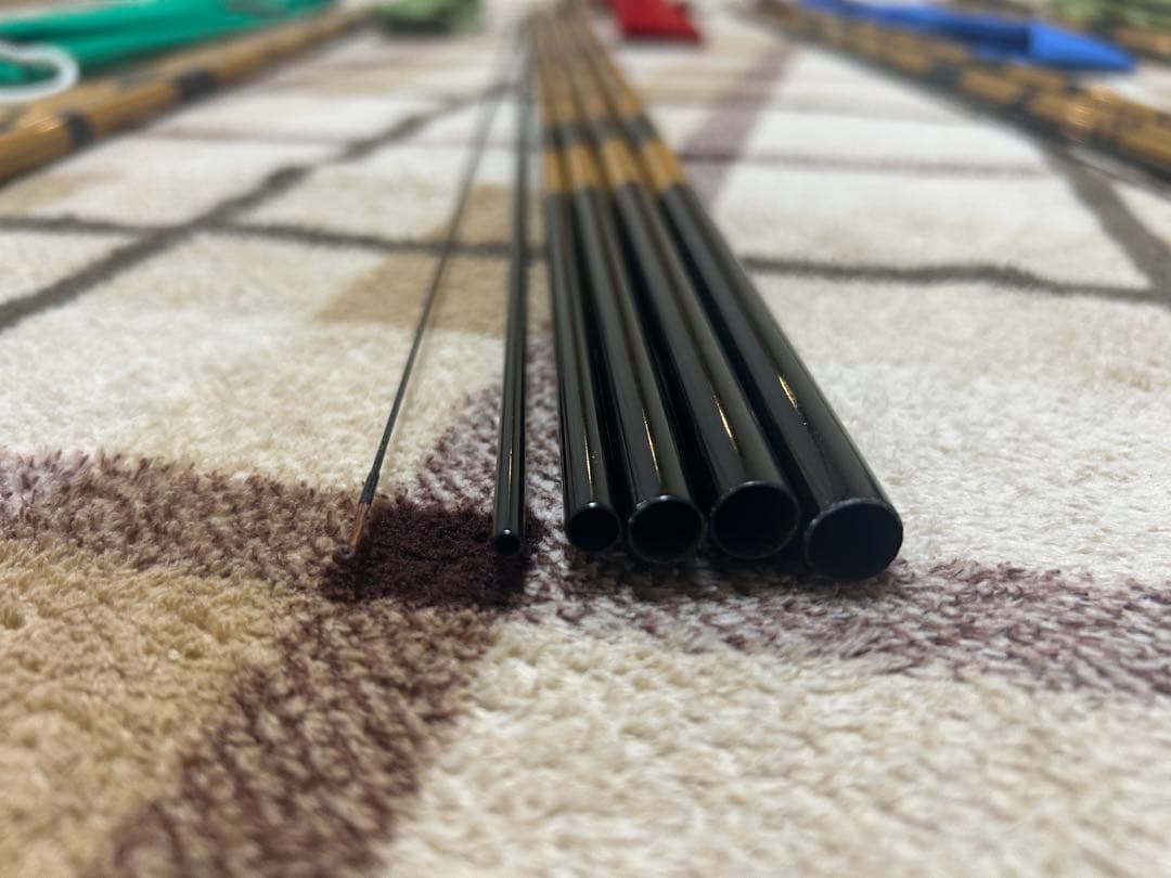 ヘラ竿　枯法師12尺13尺14尺15尺17尺21尺　計6本セット