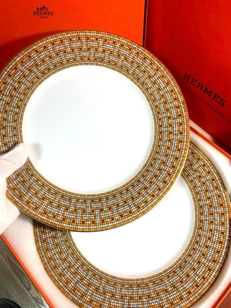 ✨HERMES モザイク24ゴールド•プレート ✨最終価格最安値✨Xmas特価✨