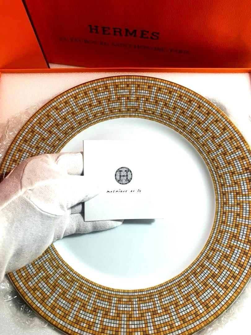 ✨HERMES モザイク24ゴールド•プレート ✨最終価格最安値✨Xmas特価✨