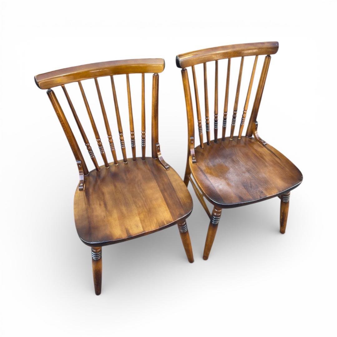 karimoku カリモク ウィンザーチェア ダイニングチェア 2脚セット