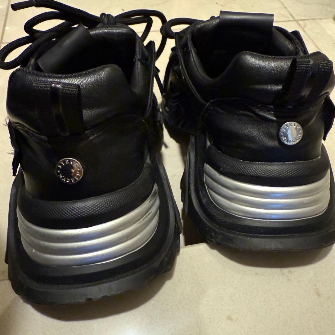 り⭐︎スティーブマデン ボリュームソールダブルレースアップスニーカー