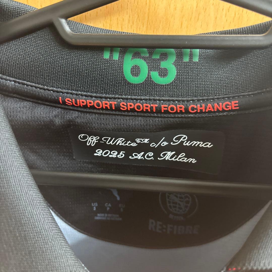 ACミラン　off-white PUMA ユニフォーム　Tシャツ