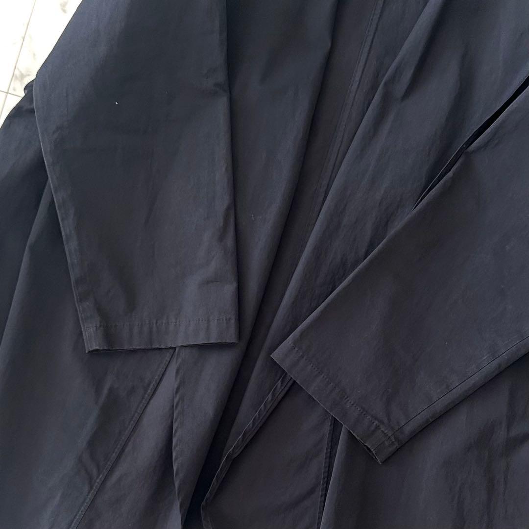 美品 ビアズリー BEARDSLEY コットン ライトコート ブラック 黒
