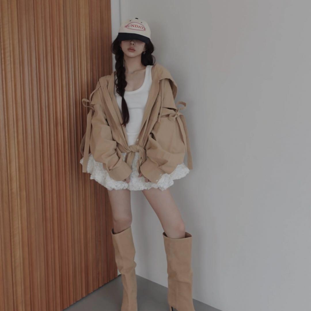 fictiontokyo バルーンスカート EcruRace