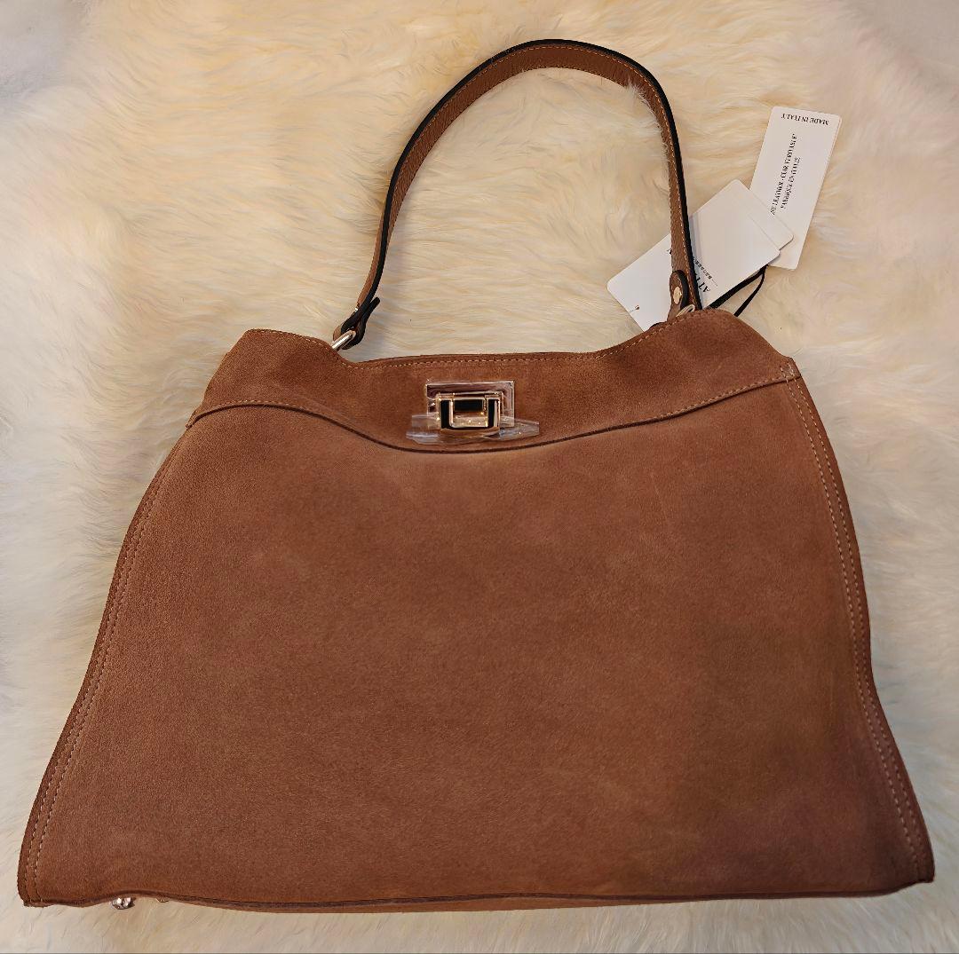 【新品未使用】GIANNI NOTARO イエナ スエード バッグ タグ付き