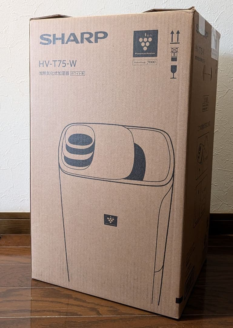 SHARP HV-T75-W 置き型加湿器 ホワイト