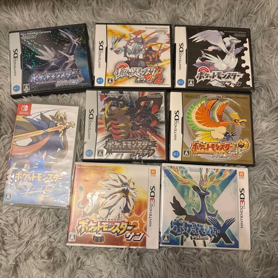 「バラ売り可」ポケットモンスター ゲームソフト 8本セット