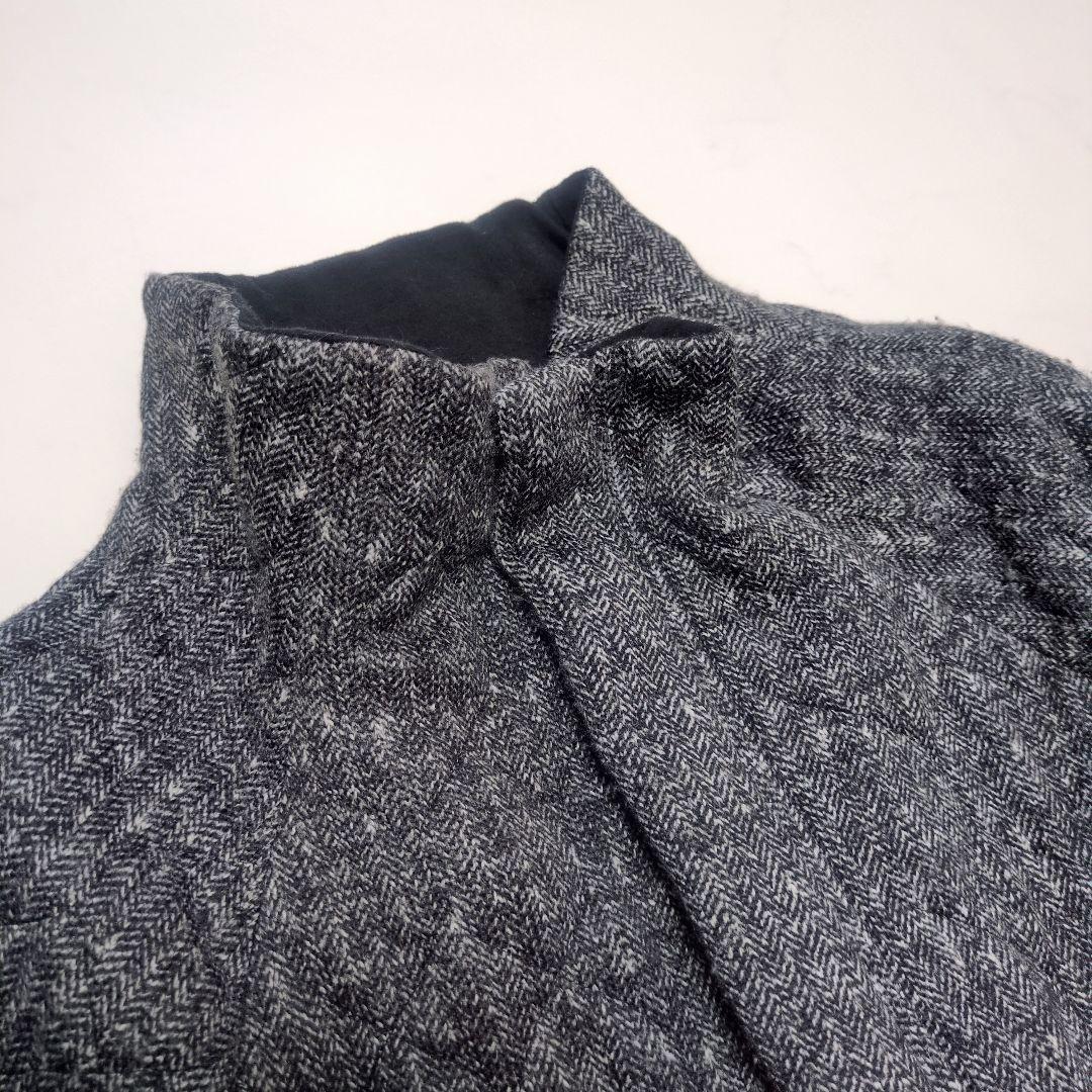 美品✨️pas de calais ヘリンボーン 中綿キルティング ロングコート