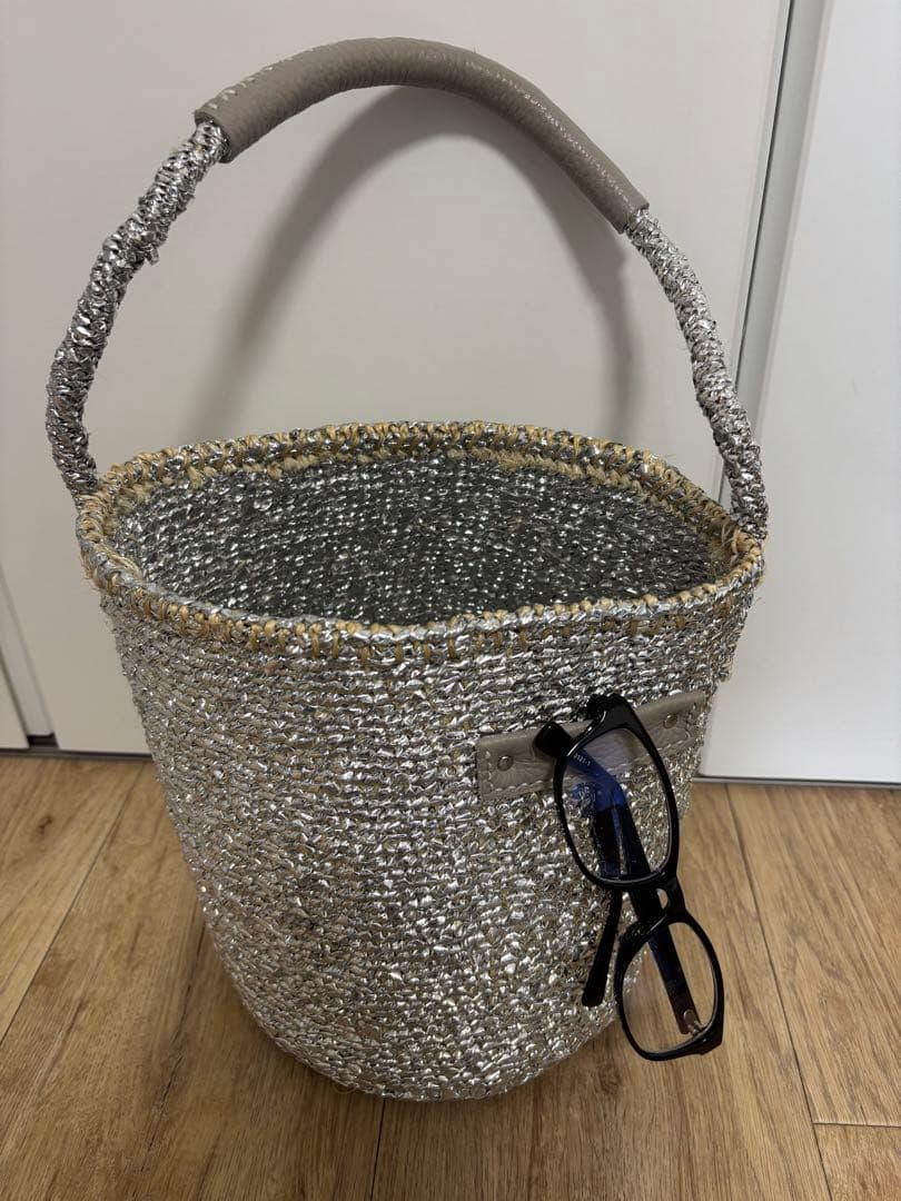 meong bleu★ザイザルバックシルバー