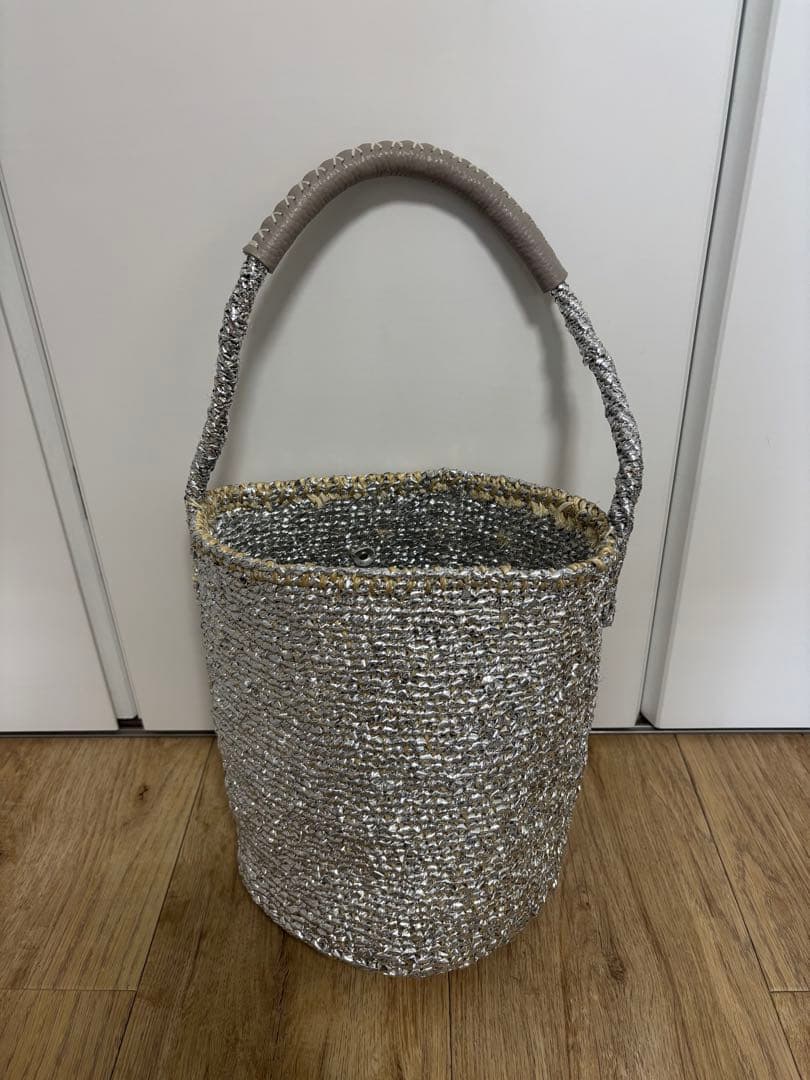 meong bleu★ザイザルバックシルバー