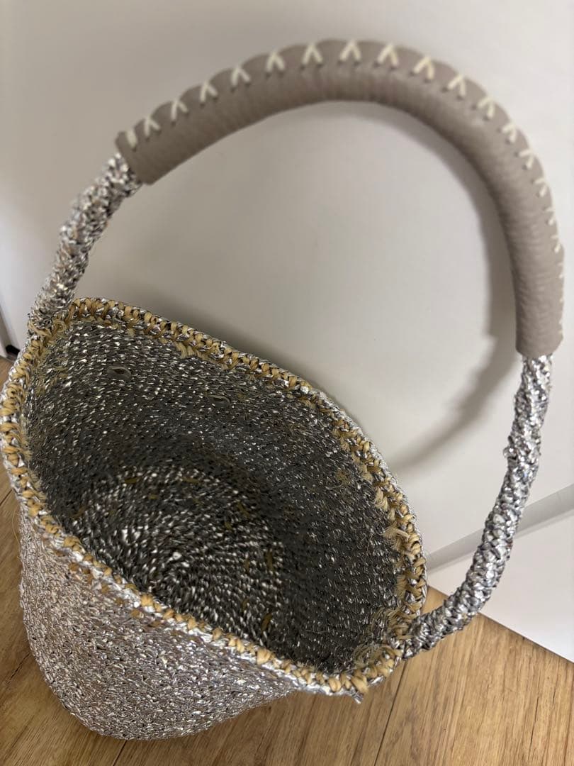 meong bleu★ザイザルバックシルバー