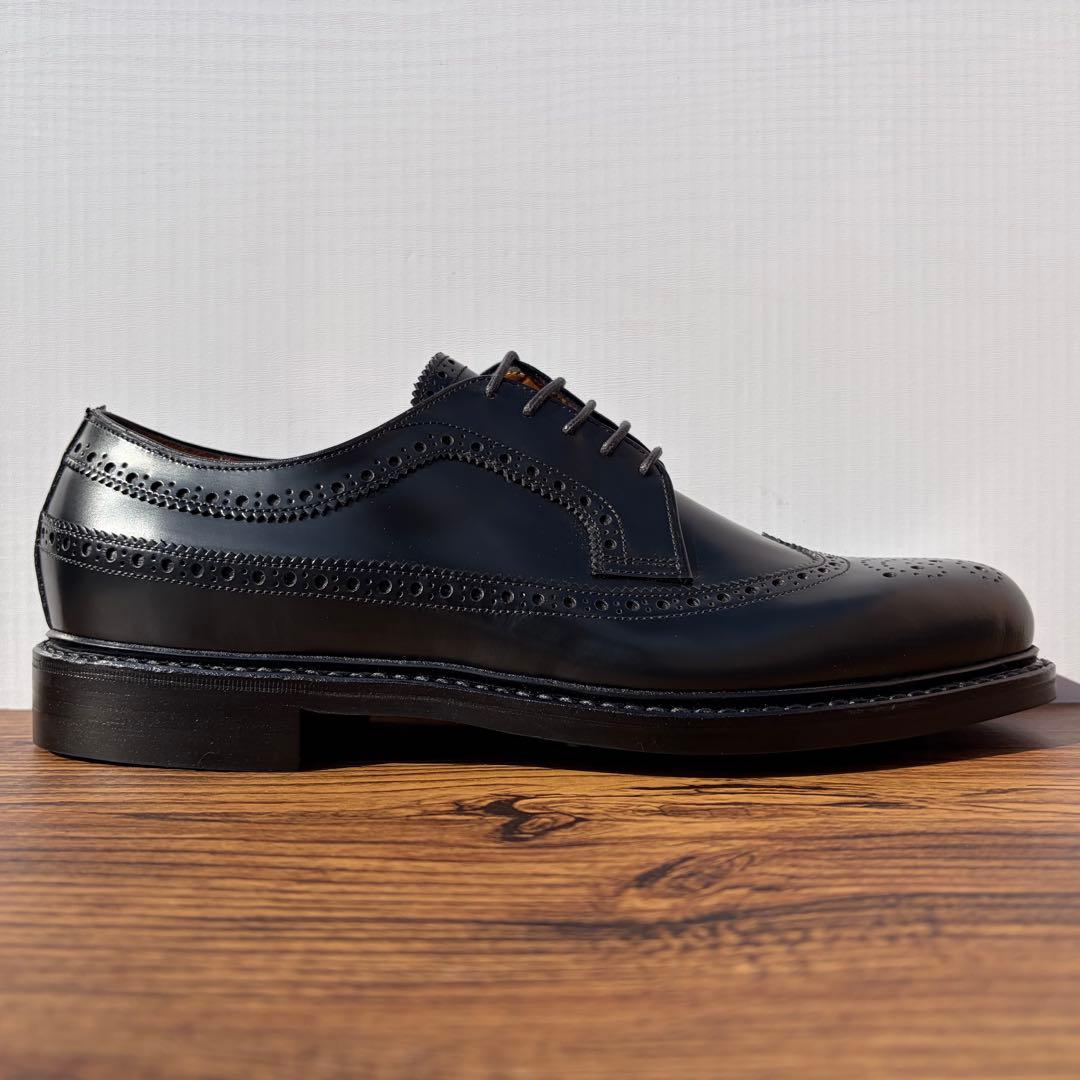 【新品】ジャランスリウァヤ ウィングチップ 26cm ブラック 外羽根 革靴②