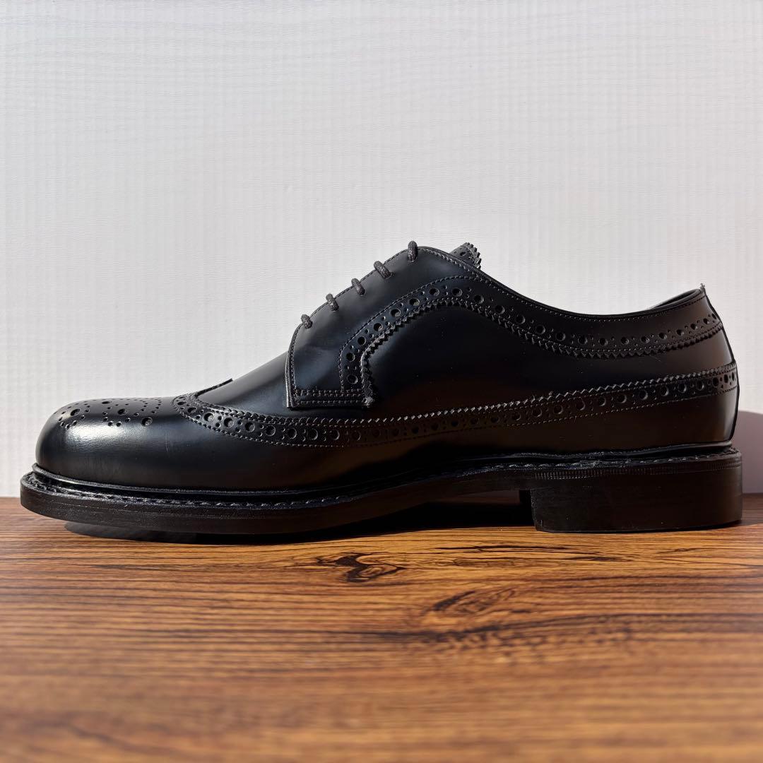 【新品】ジャランスリウァヤ ウィングチップ 26cm ブラック 外羽根 革靴②