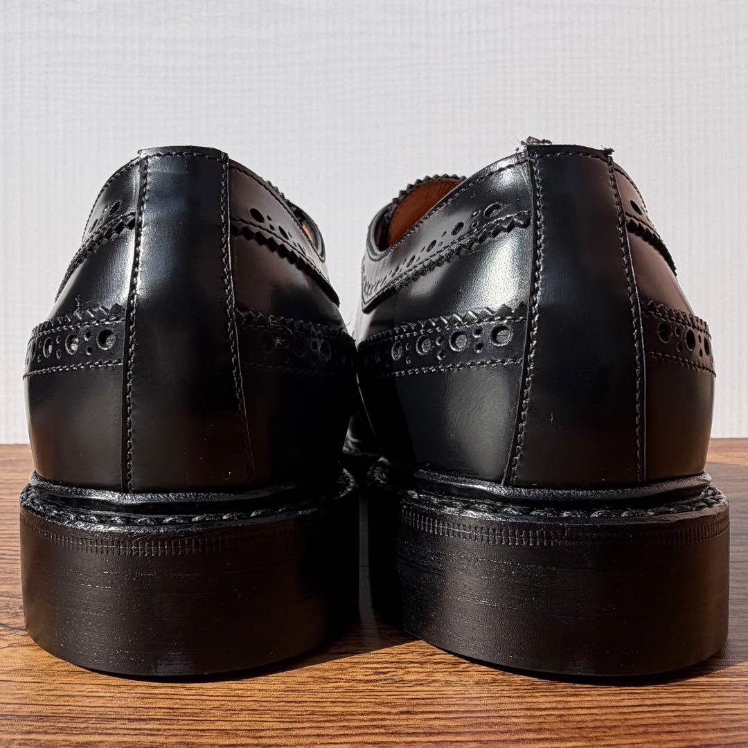 【新品】ジャランスリウァヤ ウィングチップ 26cm ブラック 外羽根 革靴②