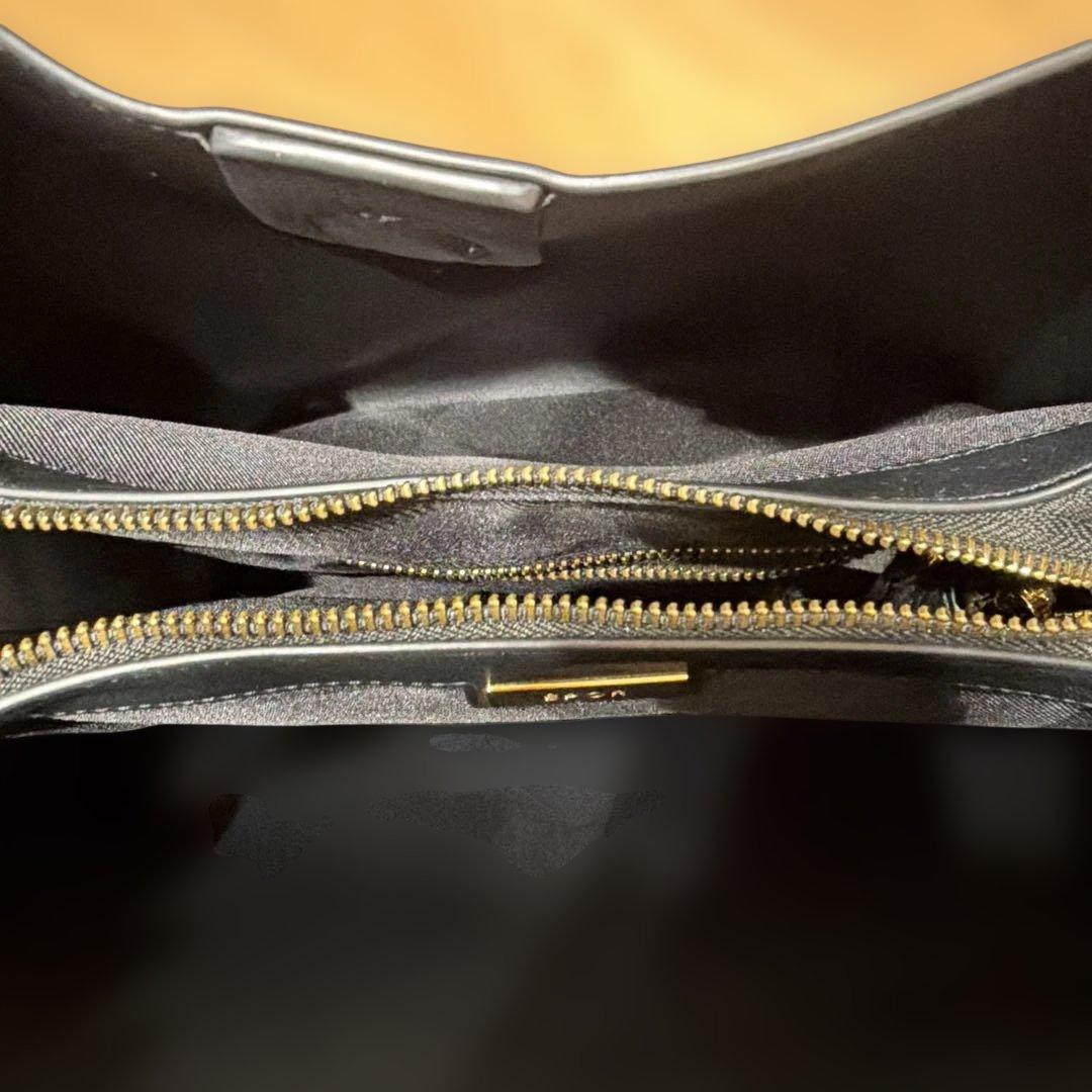 ROPE EPOR ブラック ショルダーバッグ