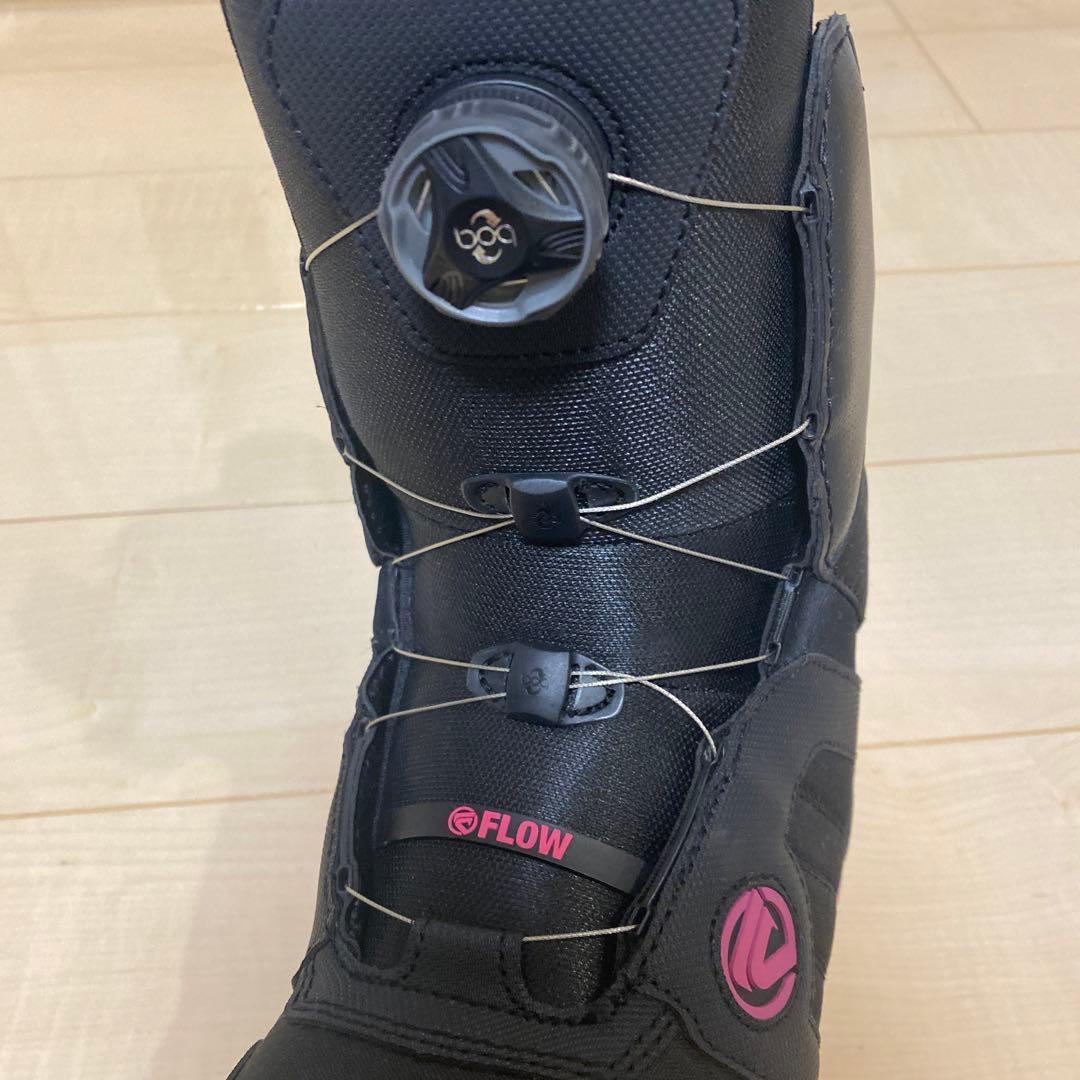 【美品_即日発送】 FLOW スノボブーツ　VEGA BOA　23.5cm