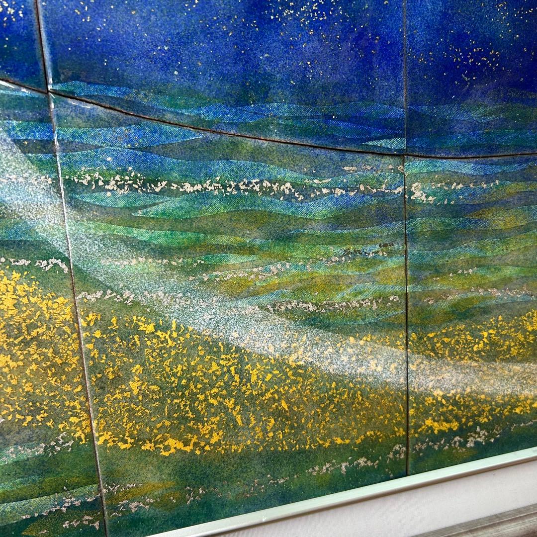 七宝焼 壁画 ②