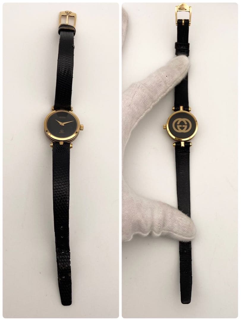 【稼動品】GUCCI 2040L クォーツ 腕時計 新品電池