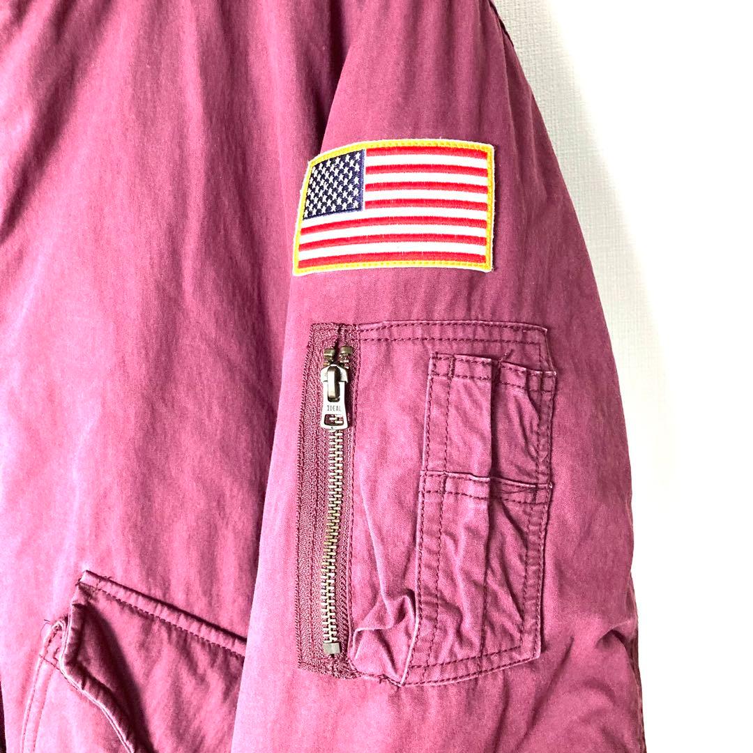 GAP ギャップ USA 刺繍 MA-1 フライトジャケット
