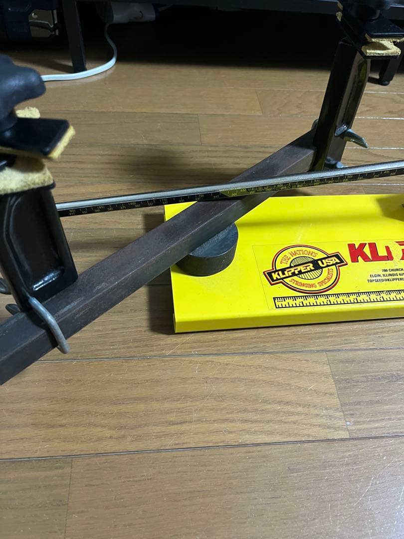 【中古】クリッパーメイト　ガット張り機　ストリングマシン